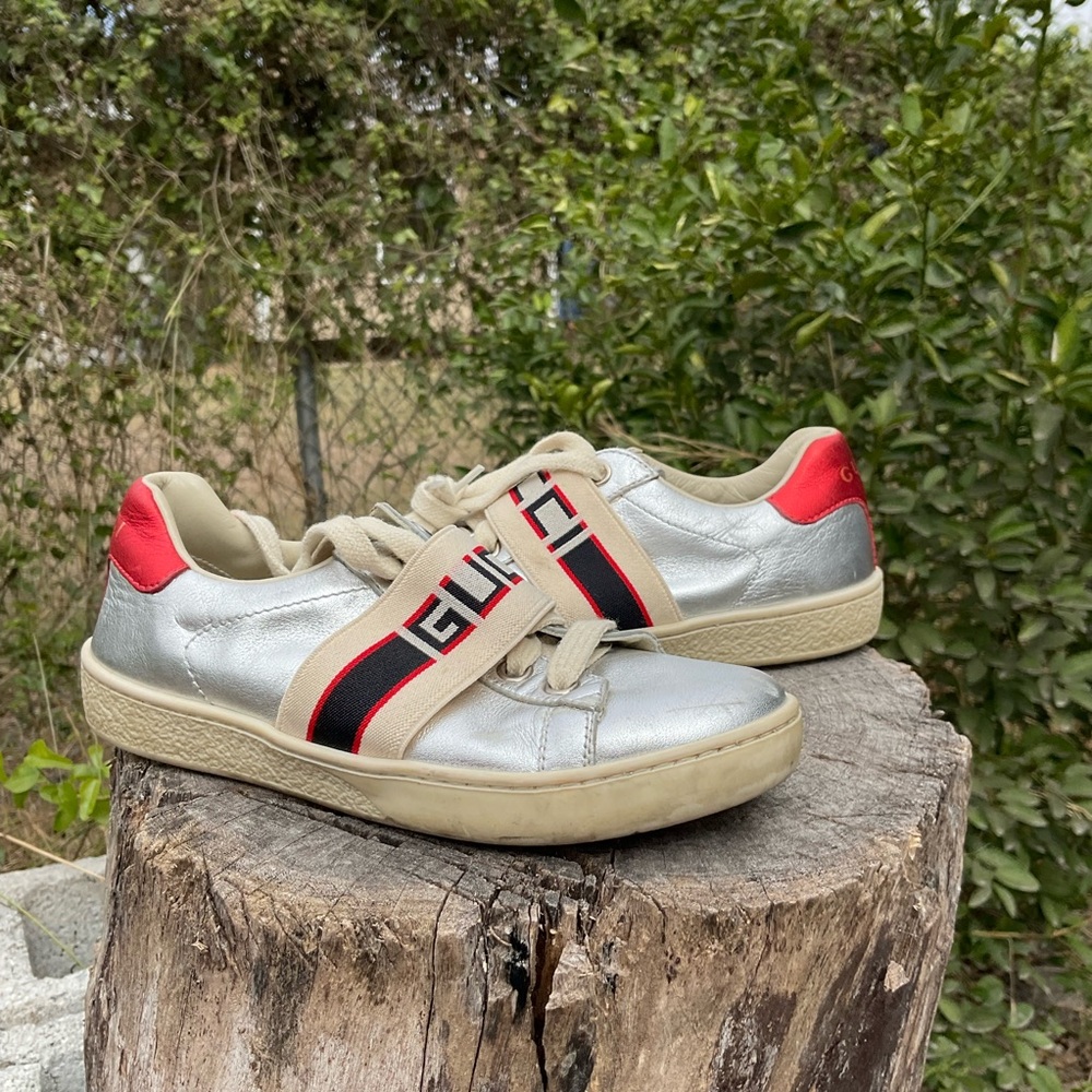 Authentic Gucci Ace Toddler Sneakers size 30 (12.5)